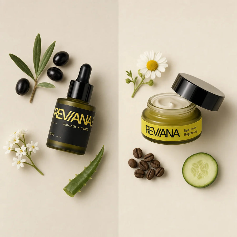Nature's Wake-up Ritual — Reviana Eye Cream + Serum