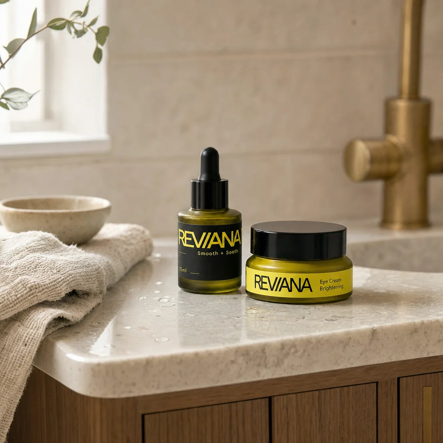 Nature's Wake-up Ritual — Reviana Eye Cream + Serum