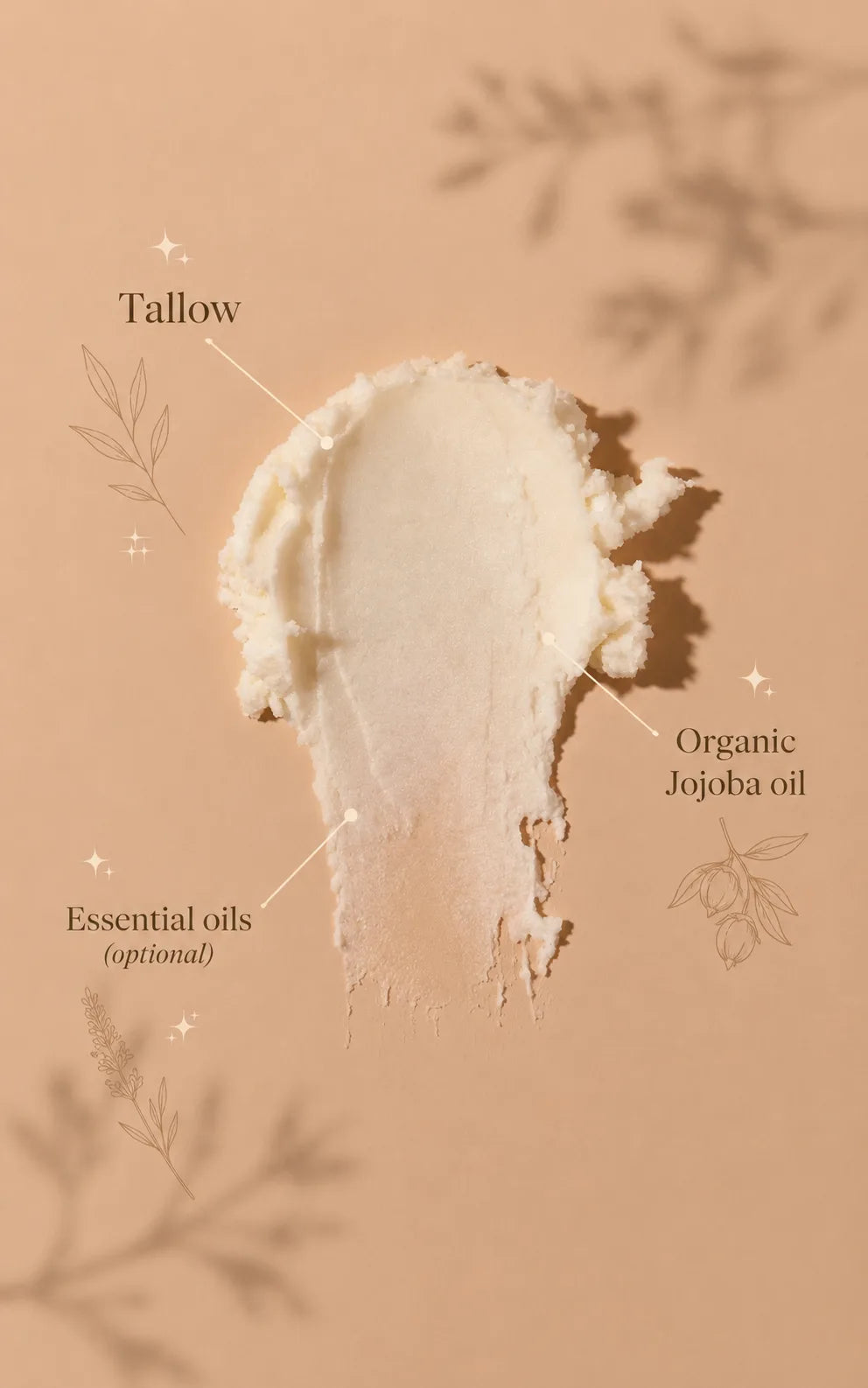 Whipped Tallow Balm for Cracked Heels — before and after