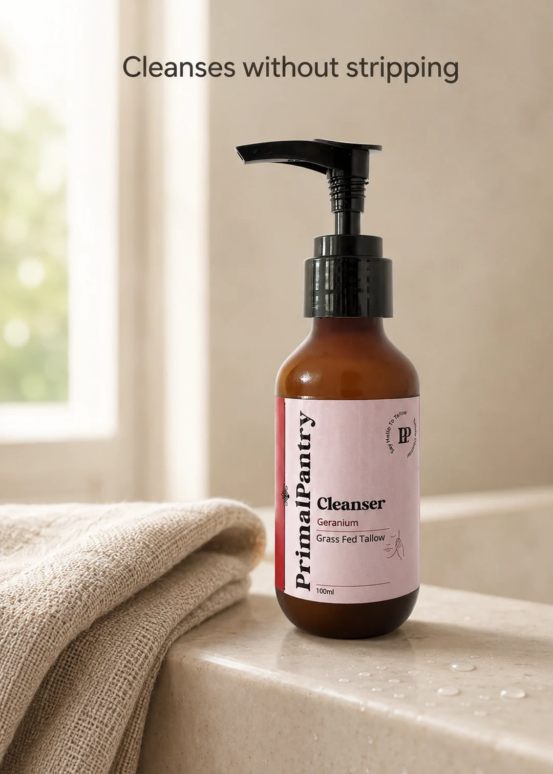 Tallow Cleanser — the gentle oil-cleanse that melts makeup away