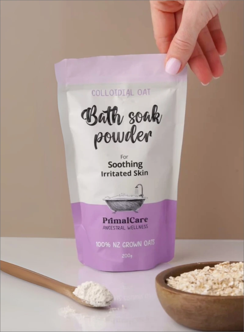 Colloidal oat bath soak