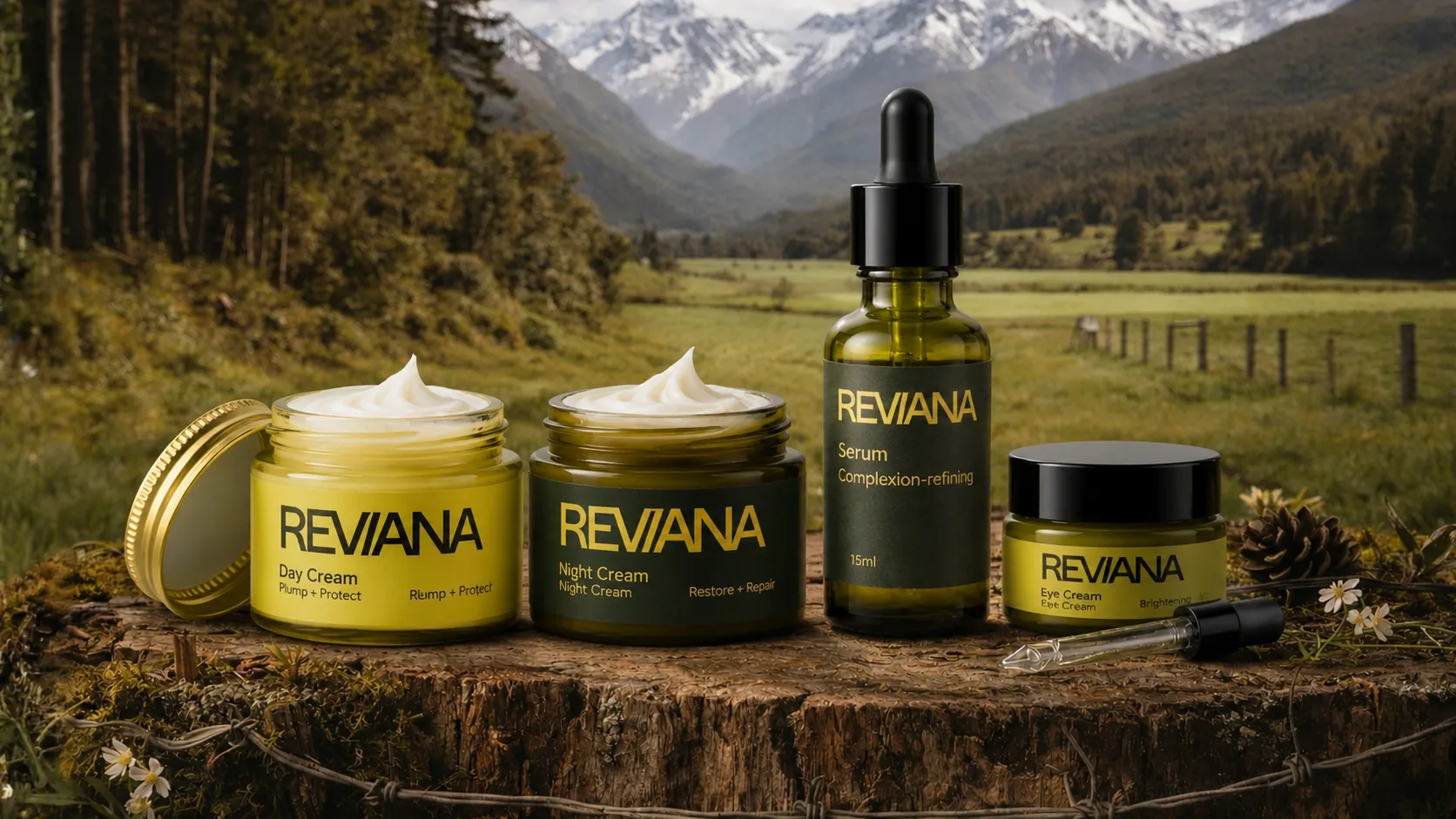 Reviana premium anti-aging skincare for sensitive skin